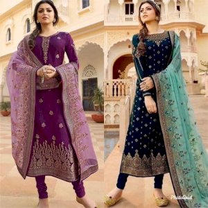 ইন্ডিয়ান পার্টি ড্রেস কালেকশন  এমব্রয়ডারি ওয়েটলেস পার্টি ড্রেস 