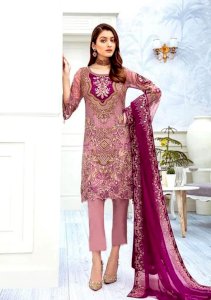 ইন্ডিয়ান পার্টি ড্রেস কালেকশন  এমব্রয়ডারি ওয়েটলেস পার্টি ড্রেস 