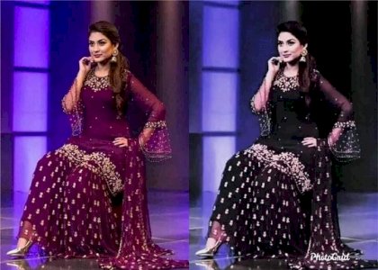 ইন্ডিয়ান পার্টি ড্রেস কালেকশন  এমব্রয়ডারি ওয়েটলেস পার্টি ড্রেস 