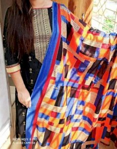 indian cotton three pice