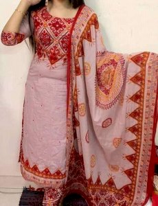 indian cotton three pice