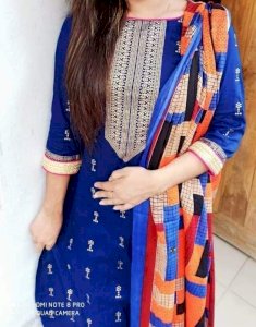 indian cotton three pice