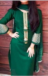 indian cotton three pice