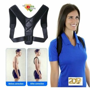   PrevNext Posture Corrector Humpback Correction Belt Breathable Adjustable Straps