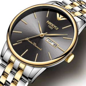 NIBOSI Mens Business Watches Waterproof -4054
