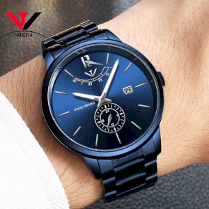 NIBOSI Mens Watches Luxury Original Analog Waterproof-4056
