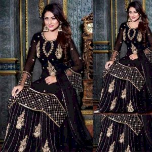 Georgette Embroidery Work Three piece Ruposhi