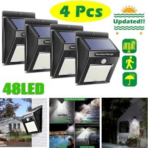 20 LED PIR Motion Sensor Wall Light Waterproof Outdoor Garden Security Lamp