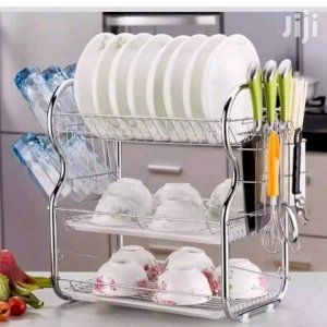 Stainless steel 3 lair dish rack-2603