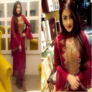 Embroidery Three Piece-4623