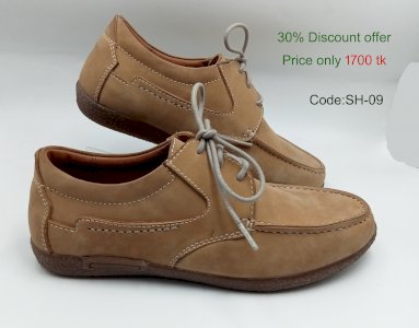 100% Leather Casual Loafer for Men