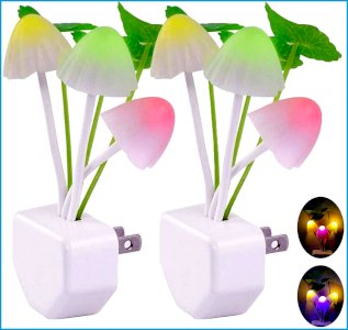 LED Night Light Mushroom Lamp for Home