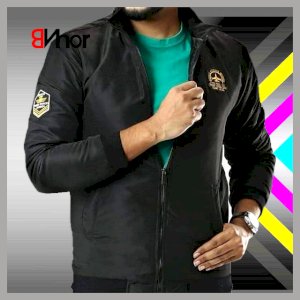 কোরিয়ান মাইক্রো ফেব্রিক্স জ্যাকেট Black