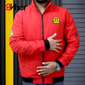 কোরিয়ান মাইক্রো ফেব্রিক্স জ্যাকেট Red