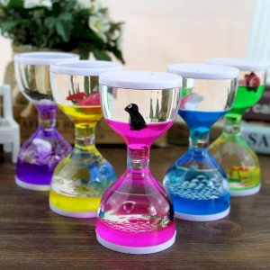 Aquarium Liquid Mini Hour Glass Timer 