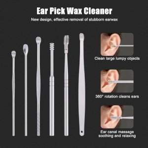 Ear cleaner wax removal tool 6 pcs
