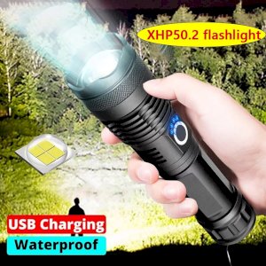 USB  LED Flashlight Torch Light