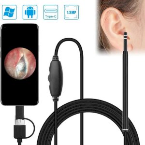 Ear Cleaning Camera Otoscope, Endoscope, 3 in 1 Ear Wax Removal
