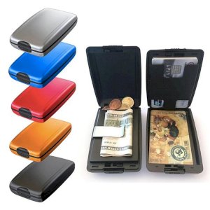 Stainless Steel Cards Holder Waterproof Men Women