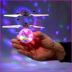 Crystal Flying Ball Toys LED Light  