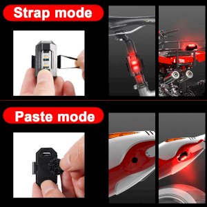 Rechargeable Bike Car Flash Light 1pcs
