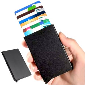 Automatic Metal Card Holder For Men And Women