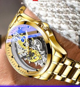 Top Luxury Men Swiss Automatic Mechanical Waterproof Casual Fashion Watch