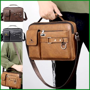 Casual Business Leather Shoulder Bag Cross body Bag Briefcase Messenger Bag