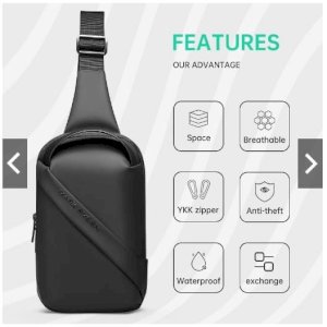 fashion casual newest design sling chest bag