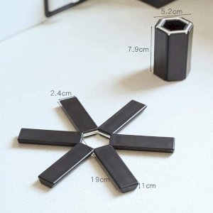 Folding Pot Mat Silicone Heat Insulation Pad Foldable Kitchen Accessories Table Anti-hot Non-slip Resistant Cushion Placemat Pot Holder