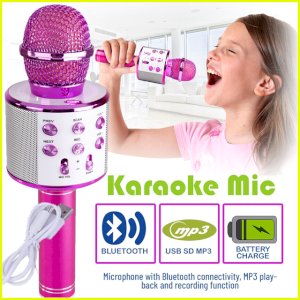 Wireless Bluetooth Karaoke Microphone
