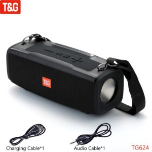 Wirelessly  bluetooth speaker and take turns playing powerful stereo sound