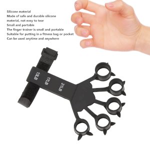 Finger Strengthener, Silicone Soft Finger Trainer Hand Grip for Therapy for Carpal Tunnel