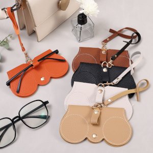 Soft Leather Sunglasses Bag