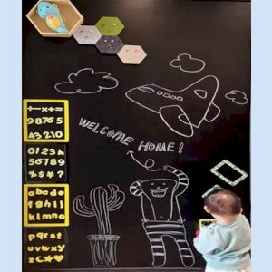 Black Board Chalkboard Sticker for Kids Room, Offices, Restaurant
