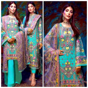  SELOWAR KAMEEZ -indian party dress 4 Pcs