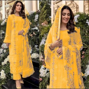 SELOWAR KAMEEZ -indian party dress 4 Pcs