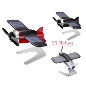 Solar Aircraft Car Aromatherapy Decoration Car Perfume Personality Creative Interior Console Decor Air Freshener Car Perfume Set