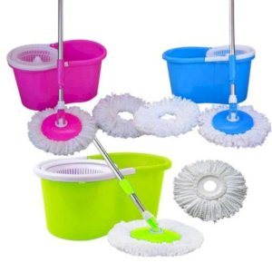 360 Degree Rotating Spinning Magic Mop 2 Heads