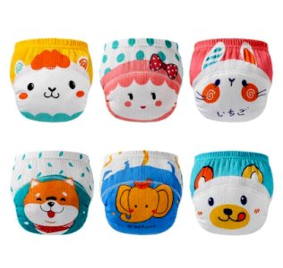 Baby washable pant Diaper 3pcs