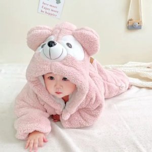 Baby Bear Rompers (Size: 4M-30M)