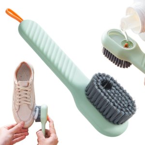 Multifunctional Liquid Shoe Brush Household Shoe Washing Shoe White Cleaning Brush Collar Soft Bristles 